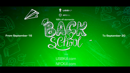 Back to school: 25% sale on NFCKill ! 10% Sale on USBKill,